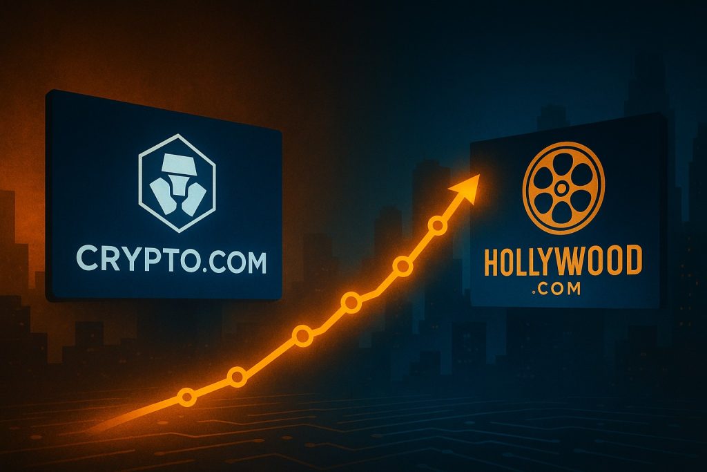 Crypto.com Links Up With Hollywood.com For Prediction Market DeFi Rate