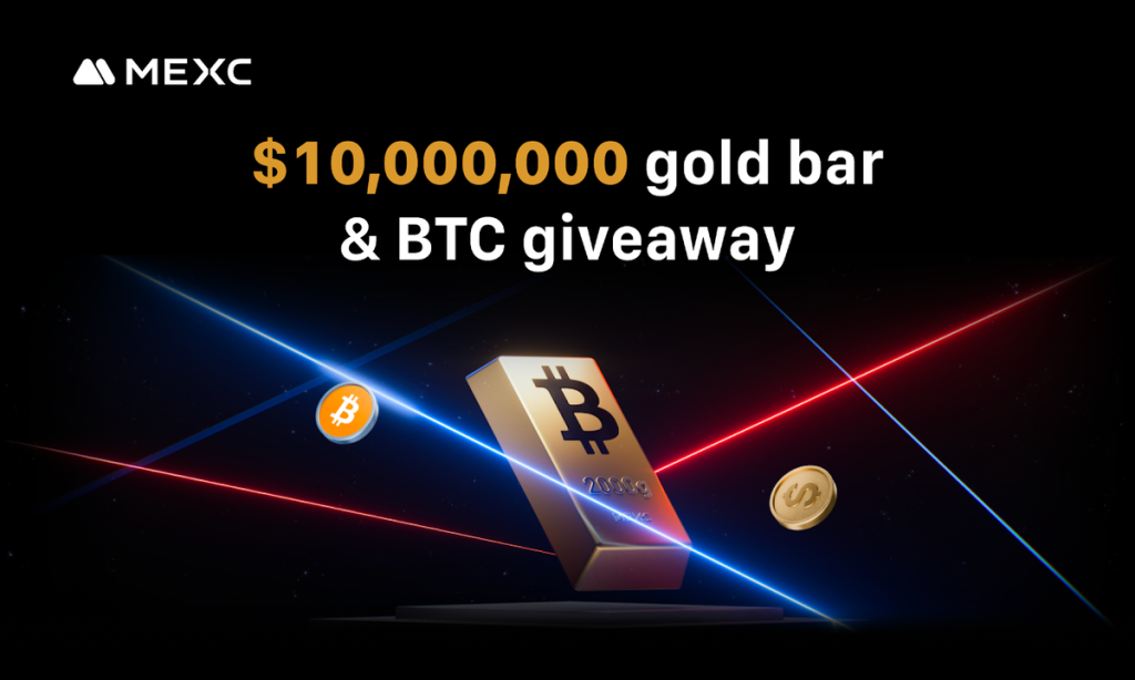 MEXC Launches Year-End Golden Era Showdown With 2,000g Gold Bar And BTC From 10 Million USDT Prize Pool MEXC Launches Year-End Golden Era Showdown With 2,000g Gold Bar And BTC From 10 Million USDT Prize Pool