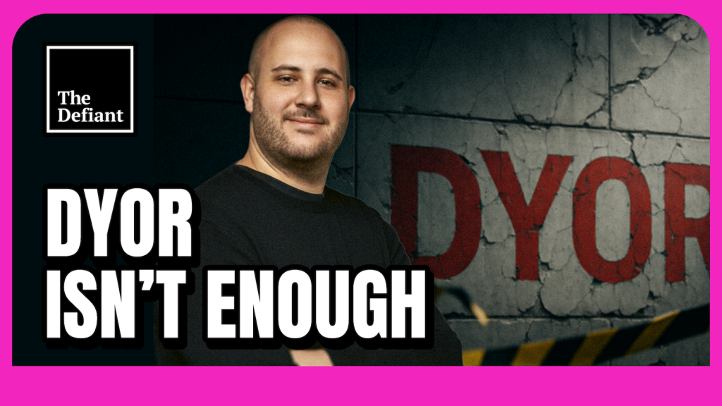 ​​Is DYOR Dead? Building a Safer Web3 with Alex Katz