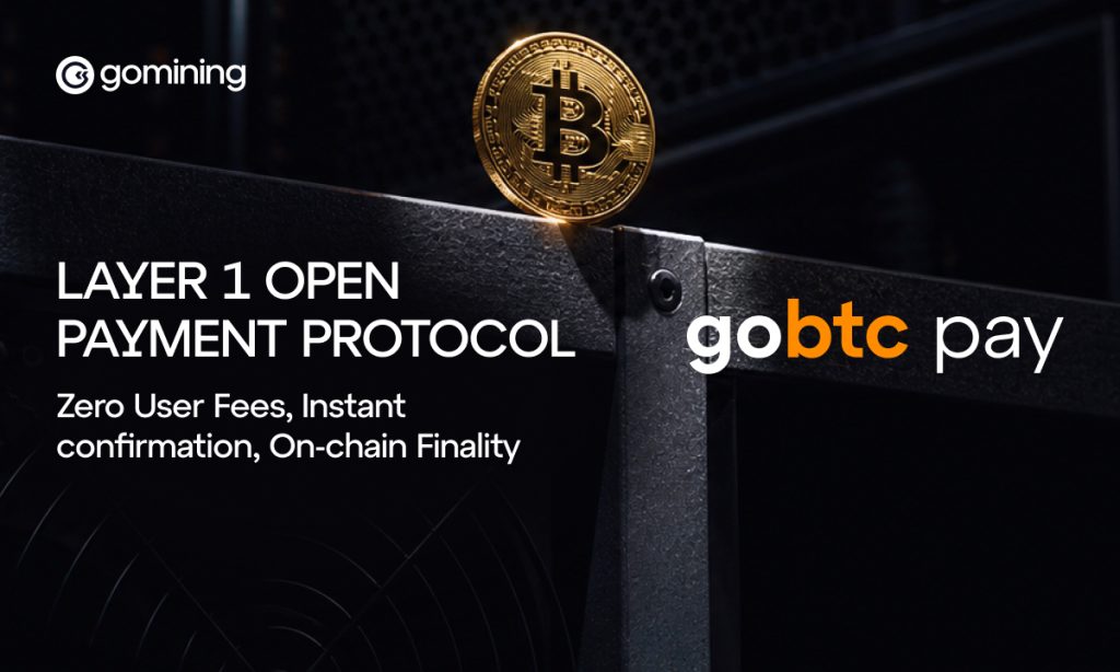GoMining Launches GoBTC Pay To Bring Native Instant Payments To Bitcoin
