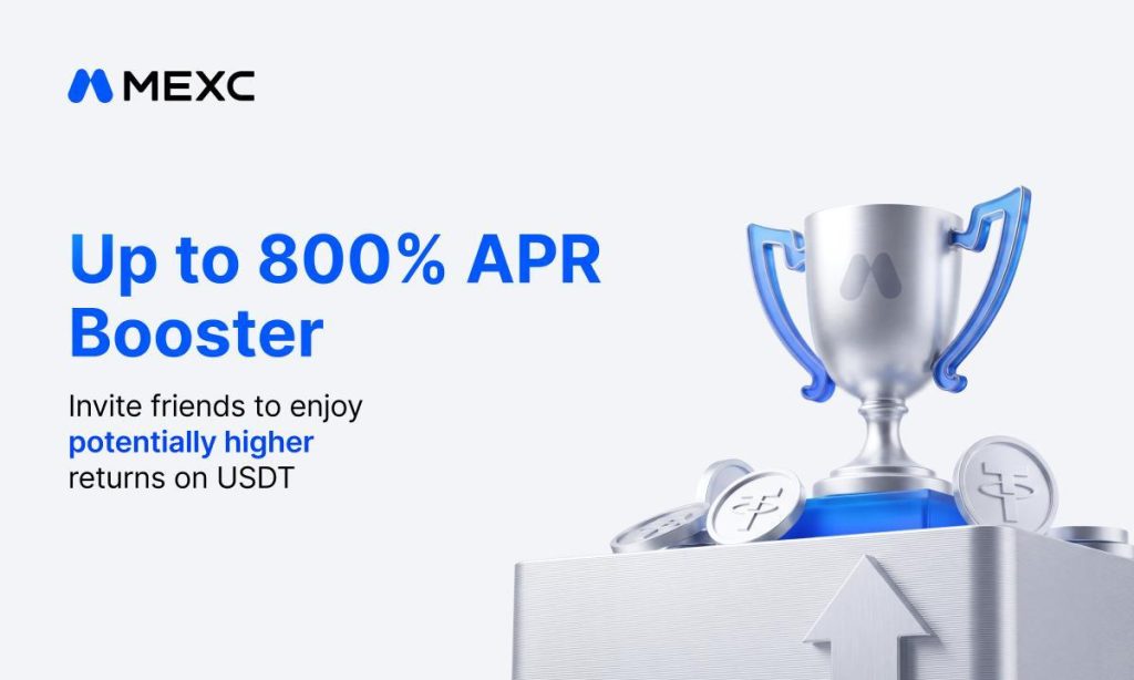 MEXC Launches Earn Plus With Limited-Time Event Offering Up to 800% APR Booster MEXC Launches Earn Plus With Limited-Time Event Offering Up to 800% APR Booster
