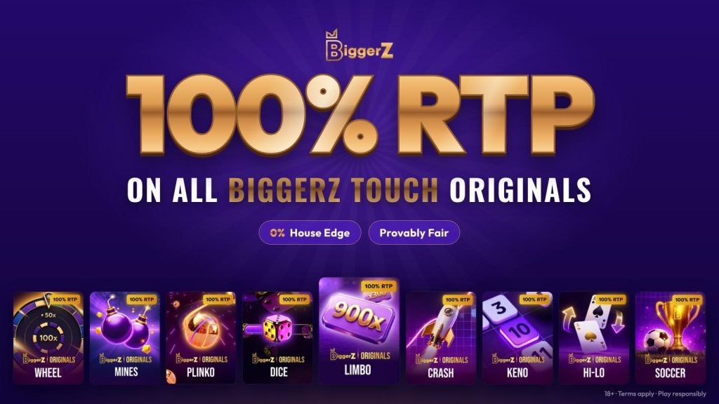 BiggerZ Crypto Casino Launches 100% RTP Originals With 0% House Edge BiggerZ Crypto Casino Launches 100% RTP Originals With 0% House Edge